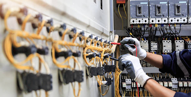 Professional Electrician technician working in Poquoson, VA